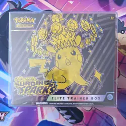 Pokemon TCG Surging Sparks ETB Elite. New & Factory Sealed in PLASTIC CASE - Image 1