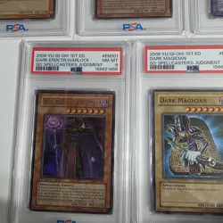 Yu-Gi-Oh! PSA Graded 10-Card Lot Dark Magician/Blue-Eyes DRAGON - Image 5