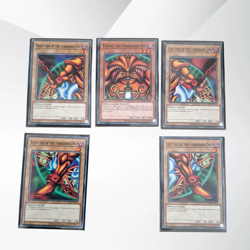 YuGiOh TCG Exodia Forbidden One LDK2-ENY04-08 Complete Set NM Legendary Decks - Image 1