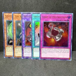 5x Yugioh Limited Edition Promo Set LC06-EN001 2 3 4 5 Ultra Rare - NM 💎 - Image 1