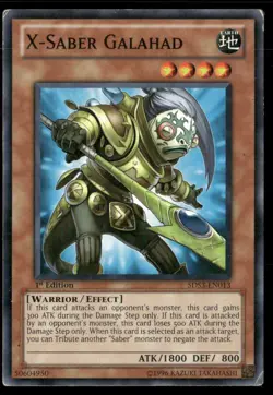 X-Saber Galahad Starter Deck: Duelist Toolbox 5DS3-EN013 Yugioh DMG - Image 1