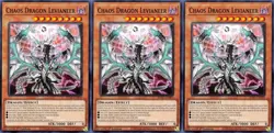 3x Chaos Dragon Levianeer | SDAZ-EN009 | Common | 1st Ed | NM | YuGiOh - Image 1