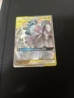 Pokemon TCG Arceus & Dialga & Palkia GX 156/236 Cosmic Eclipse Ultra Rare Card - Image 2
