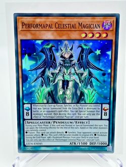 Yu-Gi-Oh! Performapal Celestial Magician LED6-EN045 Super Rare NM - Image 1