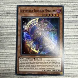 Yugioh Apprentice Illusion Magician LED6-EN007 Super Rare 1st Ed NM - Image 1