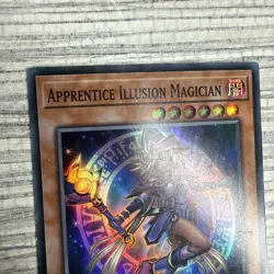 Yugioh Apprentice Illusion Magician LED6-EN007 Super Rare 1st Ed NM - Image 3