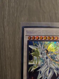 Yu-Gi-Oh TCG Monster Mayhem #BLMM-EN151 Stardust Sifr Divine Dragon ScR,1st Ed. - Image 2
