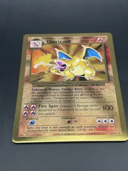 Pokemon TCG Charizard (Celebrations 25th Anniversary UPC Metal Card) 004/102. LP - Image 5