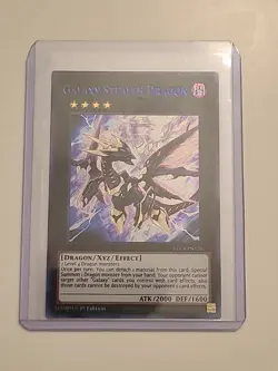 Yugioh Galaxy Stealth Dragon DLCS-EN126 Ultra Rare 1st Edition PURPLE - Image 1