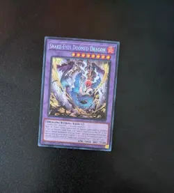 Snake-Eyes Doomed Dragon (Secret Rare) RA05-EN039 Rarity Collection 5 Yu-Gi-Oh - Image 1