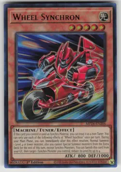 Wheel Synchron MP24-EN206 Ultra Rare Yu-Gi-Oh 1st Edition NM - Image 1