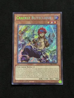 Crackle Blitzclique CORI-EN012 Secret Rare | Yu-Gi-Oh! TCG - Image 1