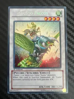Yugioh Daigusto Falcos HA06-EN049 Secret Rare 1st Edition NM - Image 1