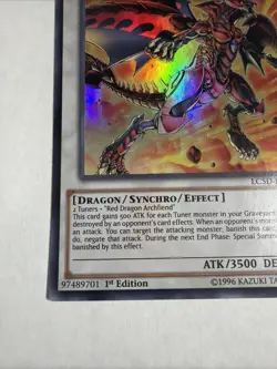 YUGIOH RED NOVA DRAGON LC5D-EN073 SUPER 1ST ED NM - Image 4
