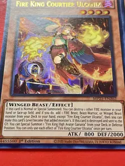 3x Fire King Courtier Ulcanix | MP25-EN262 | Ultra Rares | NM | 1st Ed | YuGiOh! - Image 2