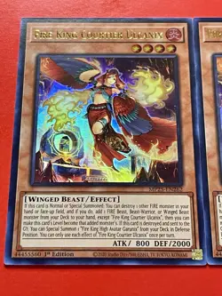 3x Fire King Courtier Ulcanix | MP25-EN262 | Ultra Rares | NM | 1st Ed | YuGiOh! - Image 3