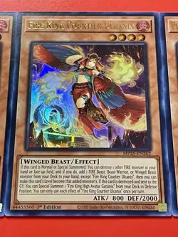 3x Fire King Courtier Ulcanix | MP25-EN262 | Ultra Rares | NM | 1st Ed | YuGiOh! - Image 5