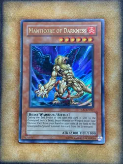 Yugioh Manticore of Darkness IOC-EN067 Ultra Rare Worldwide Edition LP - Image 1