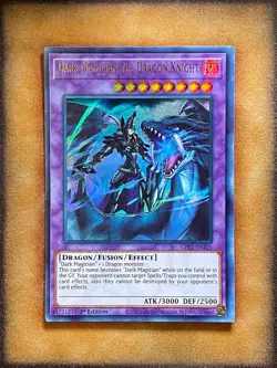 Yugioh Dark Magician the Dragon Knight GFP2-EN125 Ultra Rare 1st Ed LP - Image 1