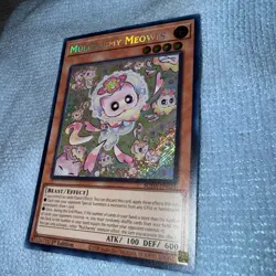 Yugioh Mulcharmy Meowls SUDA-EN025 Secret Rare 1st Ed NM - Image 3