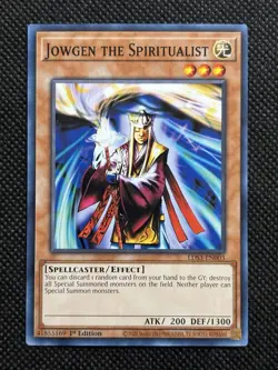 YuGiOh! - Jowgen the Spiritualist LDS3-EN003 Common 1st Edition Near Mint - Image 1