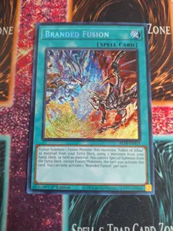 Yu-Gi-Oh! Branded Fusion BLTR-EN111 Secret Rare 1st Edition Near Mint - Image 1