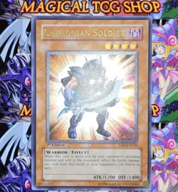 Yugioh Chthonian Soldier EEN-EN010 1st Edition Ultimate Rare Konami 2005 NM - Image 3