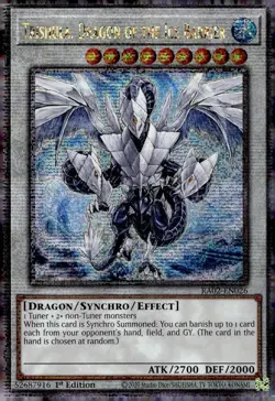 Yu-Gi-Oh! Trishula, Dragon of the Ice Barrier RA02-EN026 Quarter Century Rare - Image 2