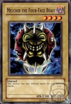 Melchid the Four-Face Beast LON-012 Labyrinth of Nightmare Yu-Gi-Oh Unltd NM/M - Image 3
