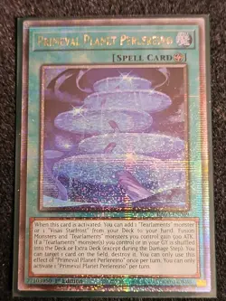 Primeval Planet Perlereino - YuGiOh! RA02-EN069 Quarter Century Secret Rare NM - Image 1