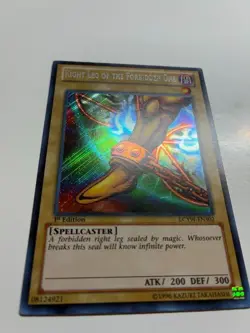 Yugioh Right Leg Of The Forbidden One LCYW-EN302 Secret Rare 1st Editon VLP - Image 3