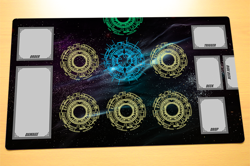 No.4061 Cardfight Vanguard TCG Custom Playmat CFV VG Card Game Mat Blue Circle - Image 1