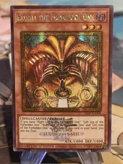 Yu-Gi-Oh! TCG Exodia Custom Platinum Secret Rare - Image 1