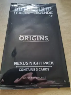 1X Riftbound Origins Nexus Night Promo Pack Sealed (English) - Image 1