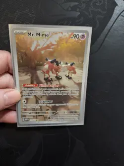 Pokemon TCG Mr. Mime 179/165 SV Scarlet & Violet 151 IR Holo English 90HP Basic - Image 5