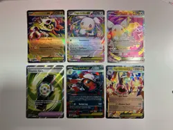 Pokemon Ascended Heroes Lot Of 6 Cards (5 Mega Ex & 1 Trainer) - NM - Image 1