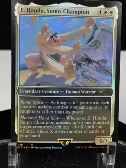 MTG E Honda Sumo Champion SECRET LAIR FOIL NM Street Fighter SLD #0428 Rare - Image 1