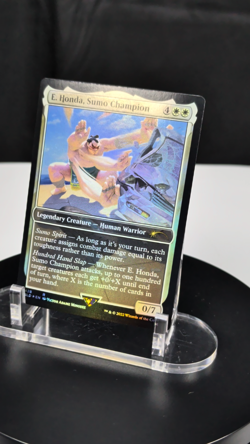 MTG E Honda Sumo Champion SECRET LAIR FOIL NM Street Fighter SLD #0428 Rare - Image 2