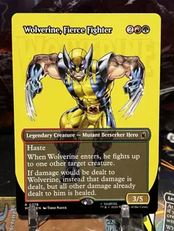 Wolverine, Fierce Fighter (0378) [Marvel Super Heroes] NF MTG - Image 1