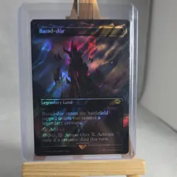 Wizards of the Coast MTG LOTR Barad-dur #0751 Rare Borderless Surge Foil - Image 1