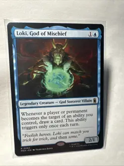 MTG Super Heroes #65 Loki, God of Mischief NM/MT - Image 1