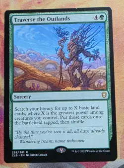 Traverse the Outlands MTG Commander Legends: Battle for Baldur's Gate (CLB) NM - Image 1