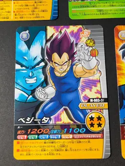 Promo Lot of Vegeta Dragon Ball card Japanese BANDAI M003 V-001 V-005 eb140 - Image 2