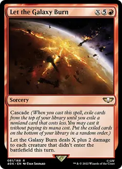 MTG Let the Galaxy Burn [Warhammer 40,000] Near Mint Magic - Image 1