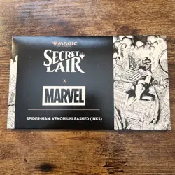 MTG Secret Lair Marvel Spider-Man: Venom Unleashed Inks Non-Foil - New - Image 1