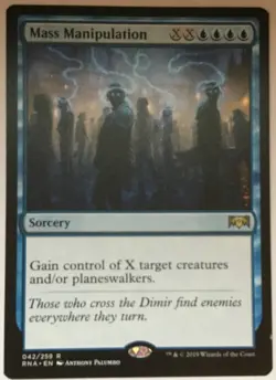 Mass Manipulation Non Foil - 042/259, MTG Ravnica Allegiance - Image 1