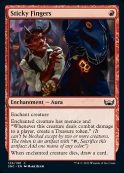 MTG - Sticky Fingers [Streets of New Capenna] Foil - Image 1