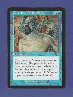 2000 Magic the Gathering - Collective Restraint - Invasion MTG - Image 1