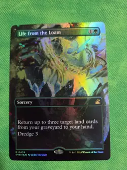 Life from the Loam (Anime Borderless) Ravnica Remastered Foil NM - Image 1
