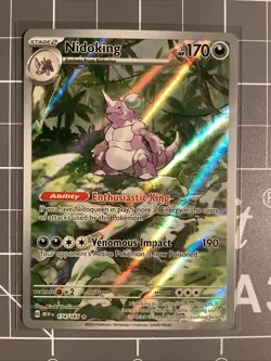 Nidoking 174/165 SV: Scarlet & Violet 151 Pokemon TCG NM - Image 1